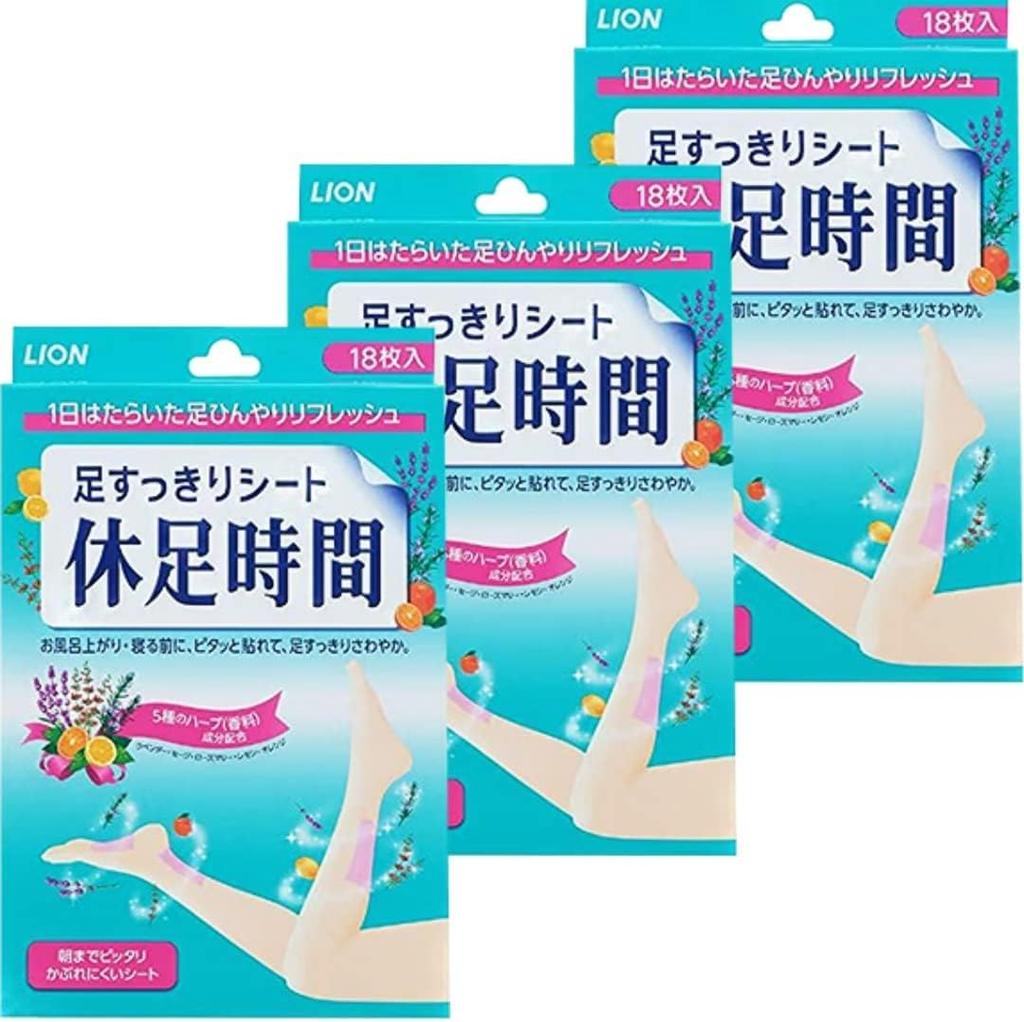 Foot Relaxation Pads 3 (18 sheets, packs)