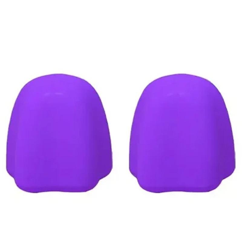 

2/4/6 шт./набор Силиконовая крышка для зубной пасты Самозакрывающиеся колпачки для выдавливания косметического лосьона Аксессуары для дома и ванной комнаты Детский дозатор Purple 2PCS