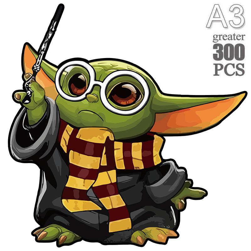 Non-Toxic Kids Puzzles Toy Stained Wooden Cartoon 3D Jigsaw Animal Puzzle Tree Educational Toys Games Wood Diy Puzzle Crafts Gift