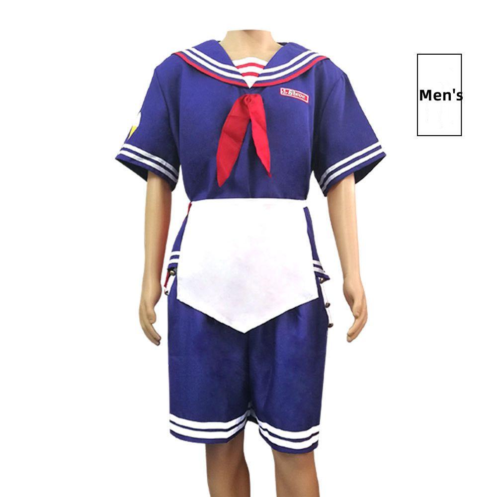 

Playing Clothes Role Shirt Set Adult Halloween Dress Navy Boy,L
