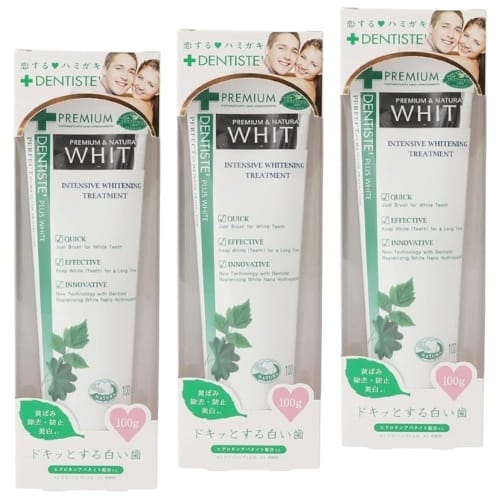 

Bulk Purchase: Dentis Toothpaste Whitening, 100g x 3-Pack, Removes Tar and Yellowing, Whitens Teeth, Dentis Plus White