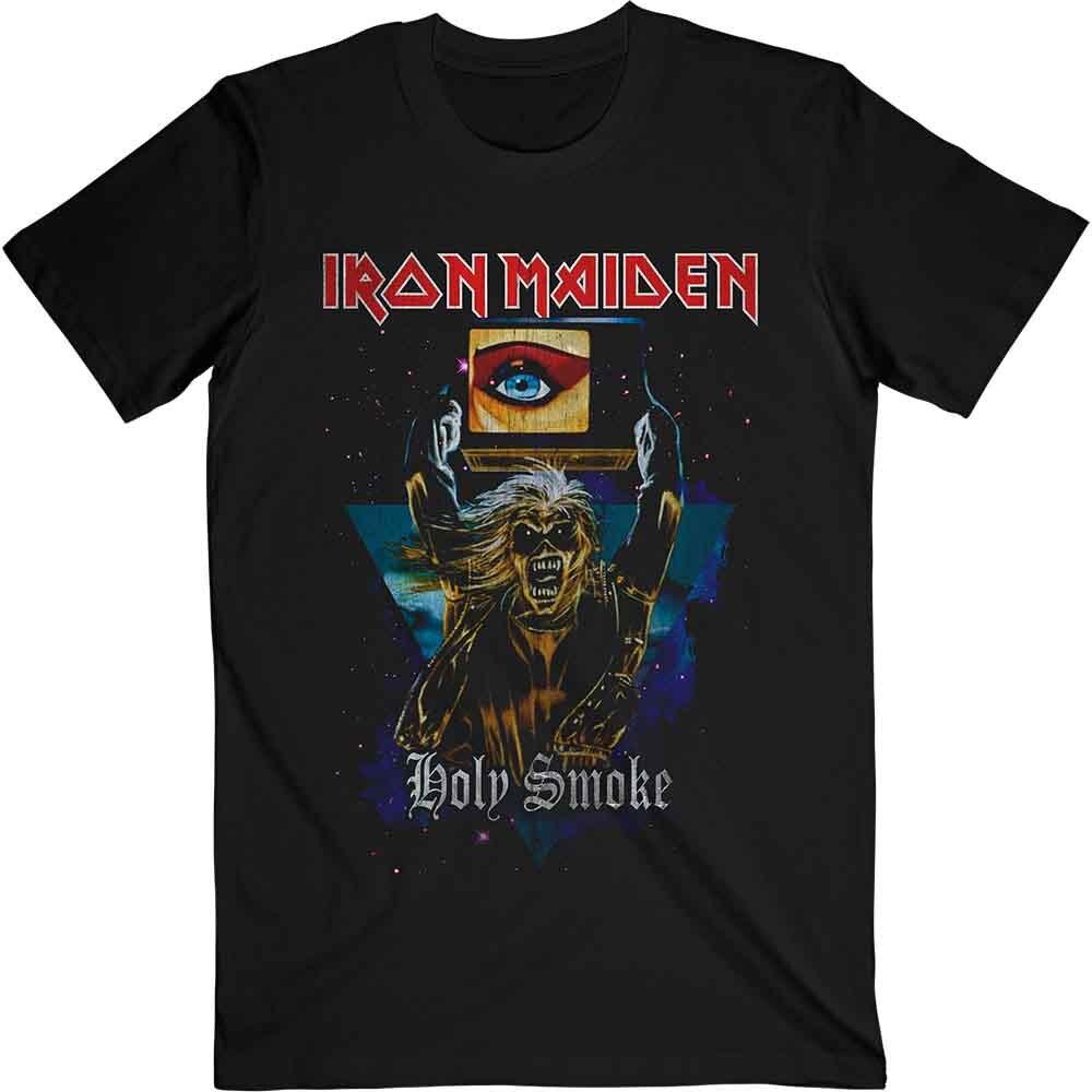 Iron Maiden Holy Smoke Space Triangle T shirt - NEW Unisex T-Shirt M