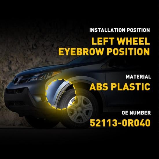 LH Front Fender Flare Molding Trim Left Diver Side Toyota For RAV4 2013-2015 US