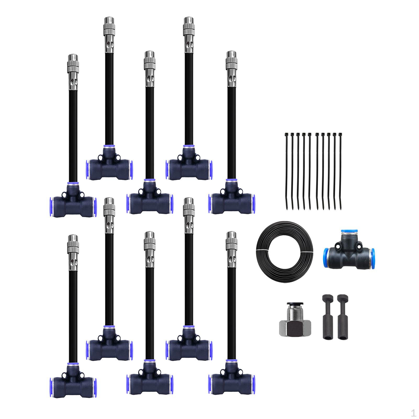 

Система охлаждения запотеванием, наружная гибкая насадка Mister для распыления воды 10m Pipe 30cm Nozzle