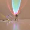 High-End Design Crystal Desk Lamp Creative Luminous Egg-shaped Design Night Lamp Rainbow Atmosphere Italian Designer