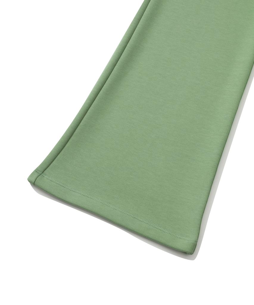 COVERNAT WOMAN Semi-Bootcut Sweatpants Sage Green