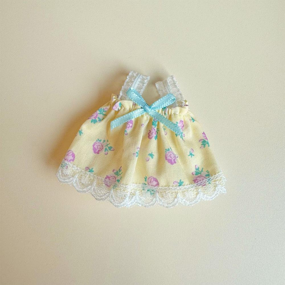 For 17cm Labubu Doll Dress Cute Doll Lovely Clothes Accessories Princess Dress Plush Dolls Clothes