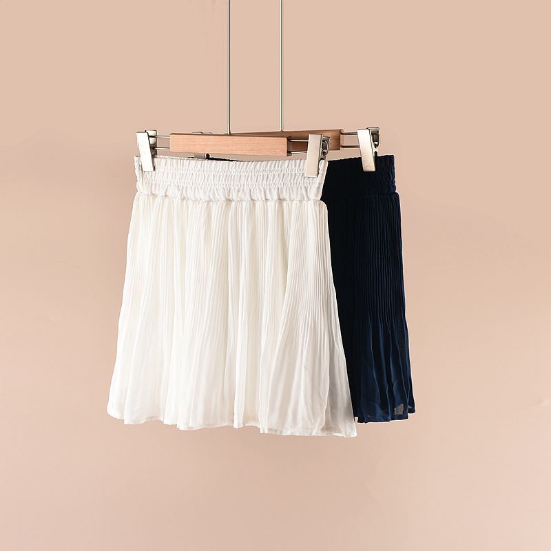 

Европейский и американский стиль, шифоновое платье феи для полных девушек, на эластичной талии, на подкладке White S