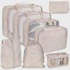 Cross-Border 8-Piece Travel Storage Bag Set for Organized Packing