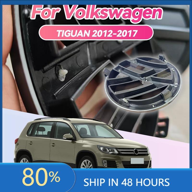 BGI1 2026 New For VOLKSWAGEN VW 2pcs 3D ABS Car Front Logo Grille Badge Trunk Badge Car Replacement Accessories for Tiguan 5N0853601