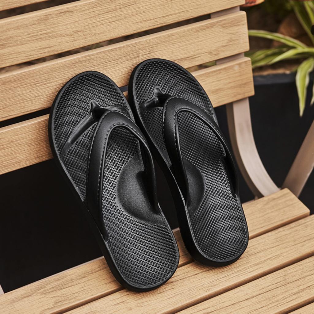 Women's Slippers for Outdoor Wear, Couple's Shock-absorbing Arch Support, Cool Slippers, Men's Clip on Beach Shoes, Flip Flops for Women