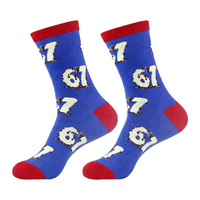 Novelties Funny Sock Cotton Boot Socks Fashion Ankle Socks Winter Warm Crew Socks Dress Socks for Women Girls Gifts