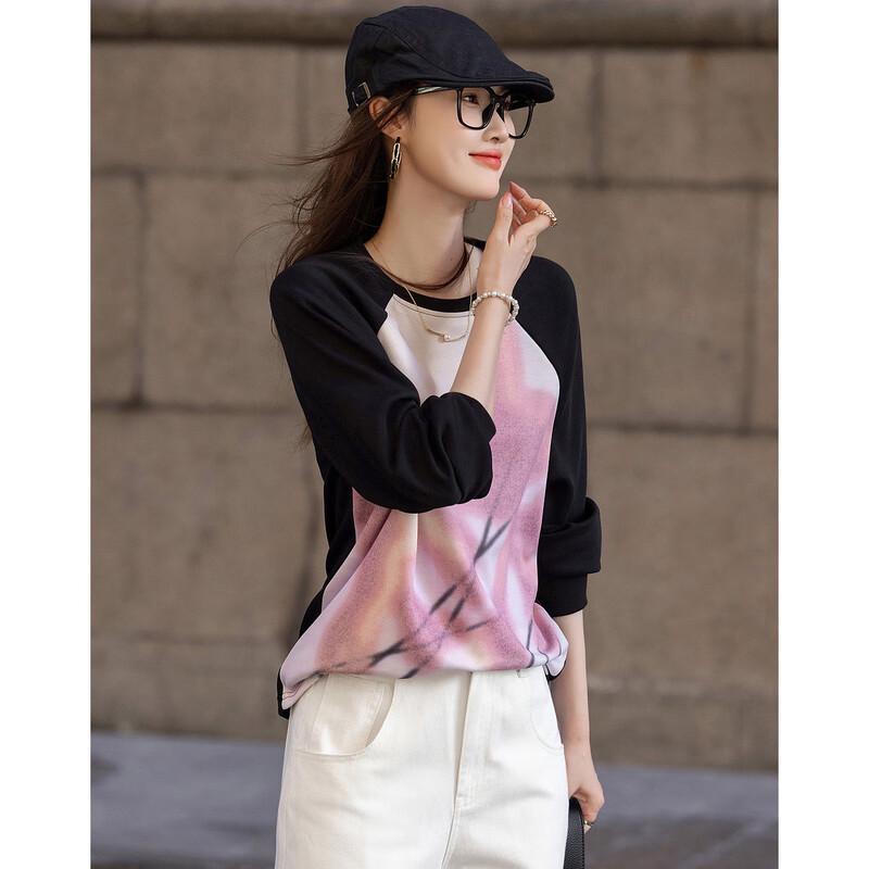 Demana Cloud Cotton Art Dye Print Women s Sweatshirt M