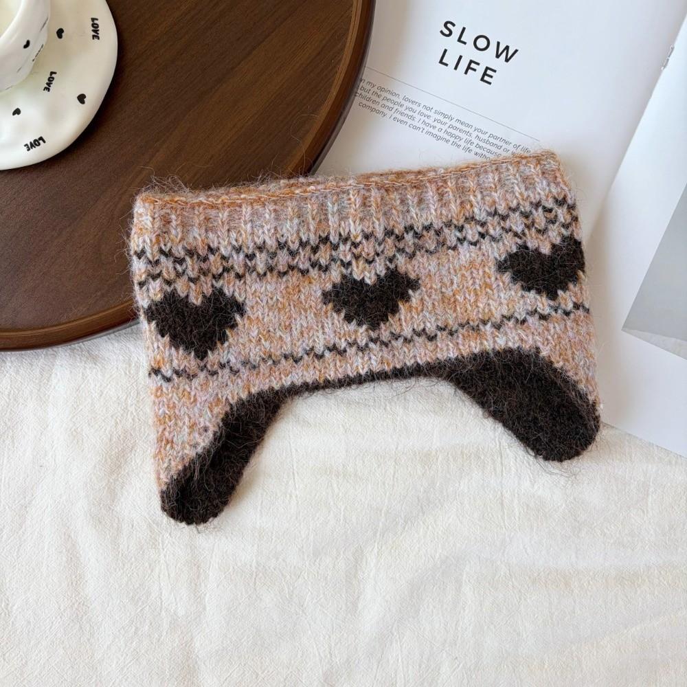 Snowflake Knitted Ear Cover Warm Ear Warmer New Winter Earmuffs  Women