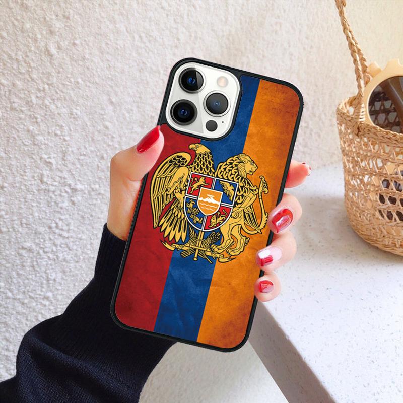 Armenia Coat Of Arms Flag Phone Case for iPhone 17 Air 16 PRO MAX 15 14 PLUS 11 12 13 Back Cover Fundas Shell