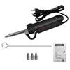 Electric Vacuum Solder Sucker Plastic Stainless Steel Removal Solder Iron Pen with EU Plug for Circuit Board Assembly for Chip