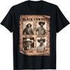 Svart Cowboy Western Rodeo Melanin Svart Historie Texas Menn T-skjorte(11)