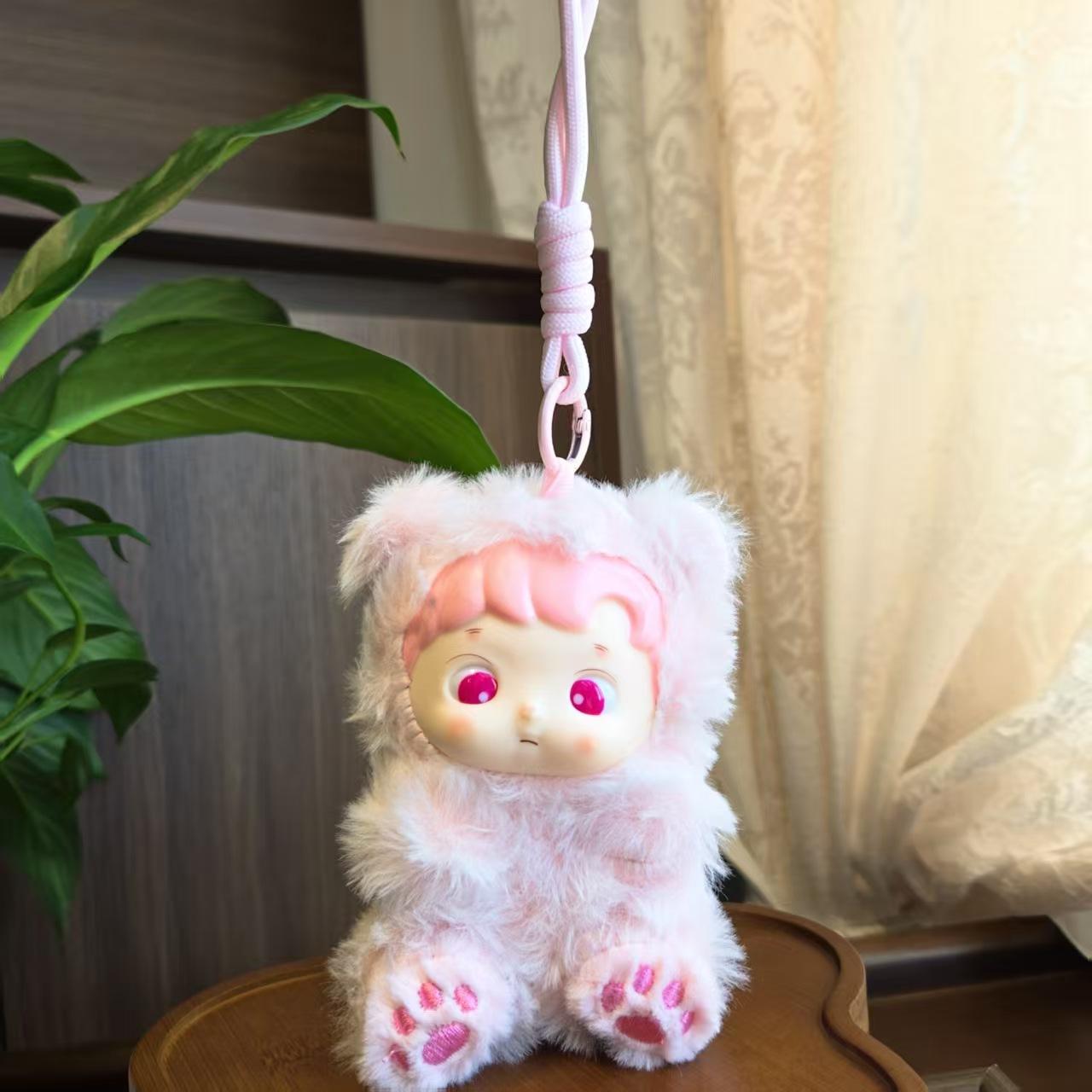 Gummy Bear Series Vinyl Plush Pendant Blind Box Gift Labubu Doll 1pc