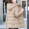 Fashion Winter Jackets Woman Parkas Hooded Loose Thick Warm Women's Long Coats