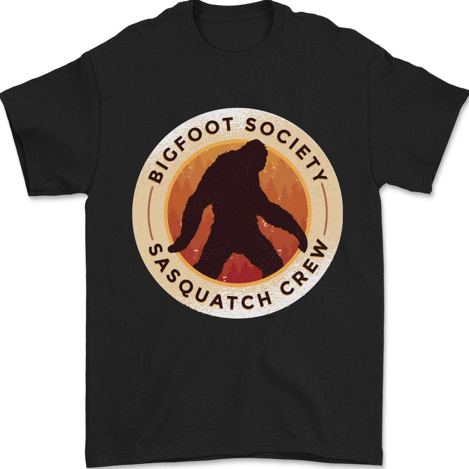 Bigfoot Society Sasquatch Crew Mens T-Shirt 100% Cotton S разноцветный