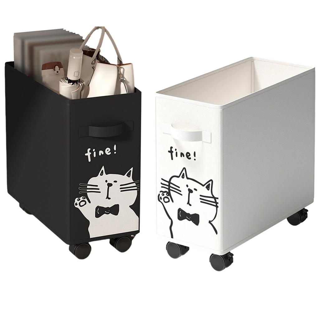 Fashion Foldable Stationery Organizer Handcart Organizers Office Desk Organizing Plastic Boxes Accessories School Supplies