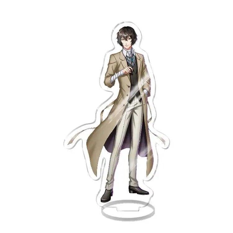 New Bungo Stray Dogs Anime Figure Acrylic Stand Model Toy Dazai Osamu Nakahara Chuuya Ryunosuke New Year Desk Decor Collect Gift