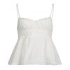 Summer New Arrival Casual and Thin Short Suspender with Solid Color Low-cut Beautiful Back Square Neck Sexy Vest Top