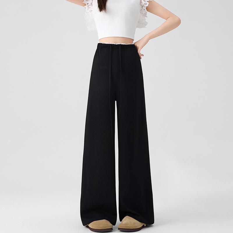 2026 Spring-Summer Maternity Wide-Leg Pants - Lightweight, No Belly Tightening XL