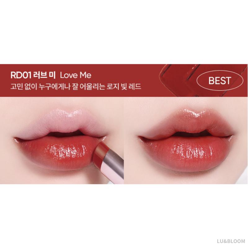 Губная помада BANILA CO Glow Veil 4,3 г (+Бесплатный подарок) RD01 Love Me