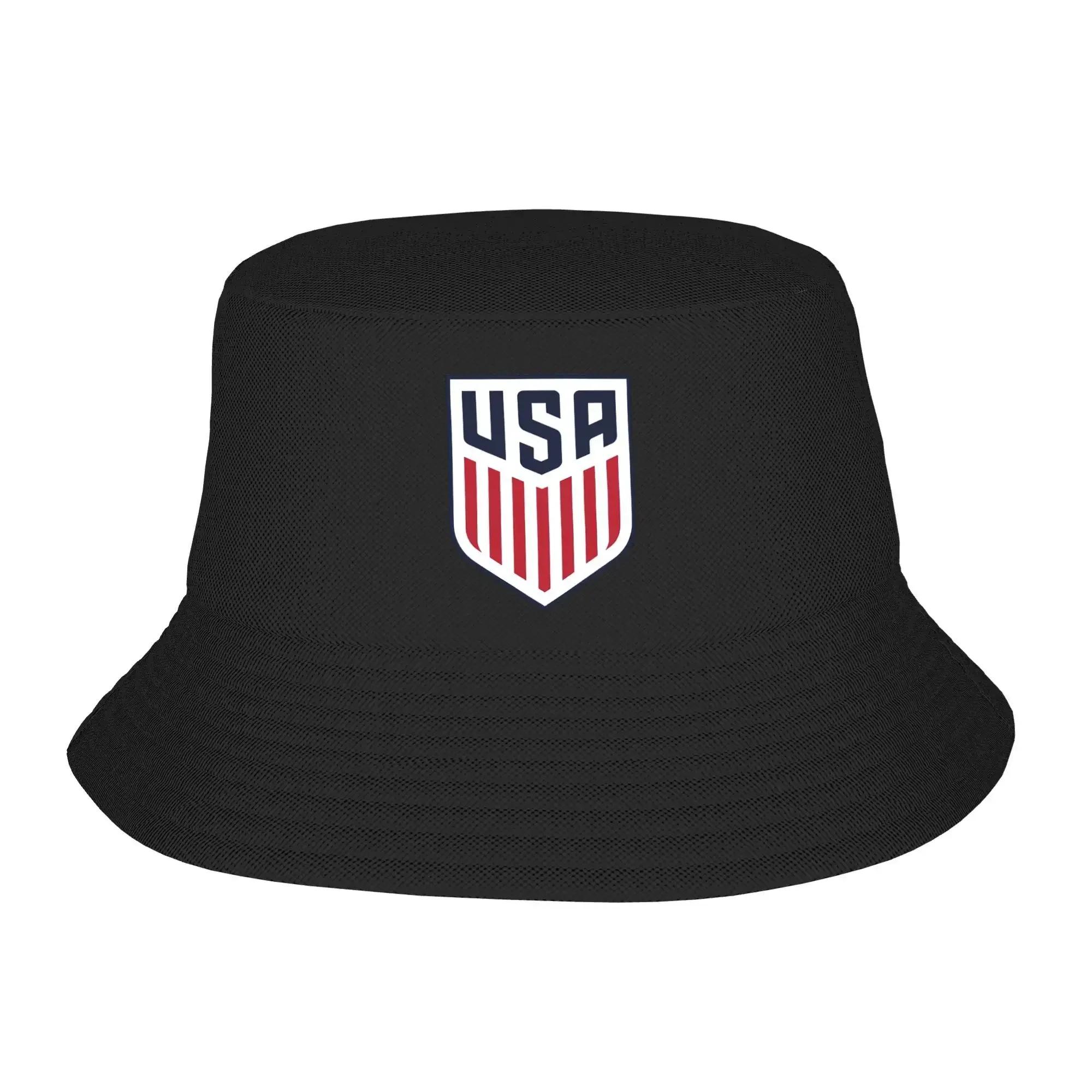 USA national soccer team Design Bucket Hat Summer FisherUnisex Hat Outdoor  Sun Protection Fishing Hunting Cap Unisex Ladies Sun Hat One Size
