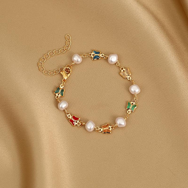 Pulsera de Corazón Colorida Coreana Para Mujeres Exquisita Cadena de Metal de Circonita de Cristal Pulseras Brazaletes Joyería de Fiesta de Boda para Niña Regalos