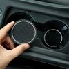2Pcs Sparkly Rhinestone Car Cup Coasters, Universal Anti-Slip PVC Mat Car Cup Holder, Bling Interior Decoration Accessory