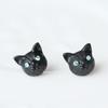 1 Pair Fashion Lovely Cat Ear Studs Fashion Design Earrings 3 Colors Cat Ear Studs