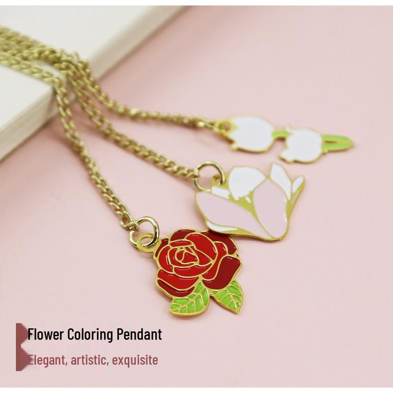 Flower Fairy Metal Bookmark Gift Box - Artistic and Fresh Cultural Gift for Teacher's Day