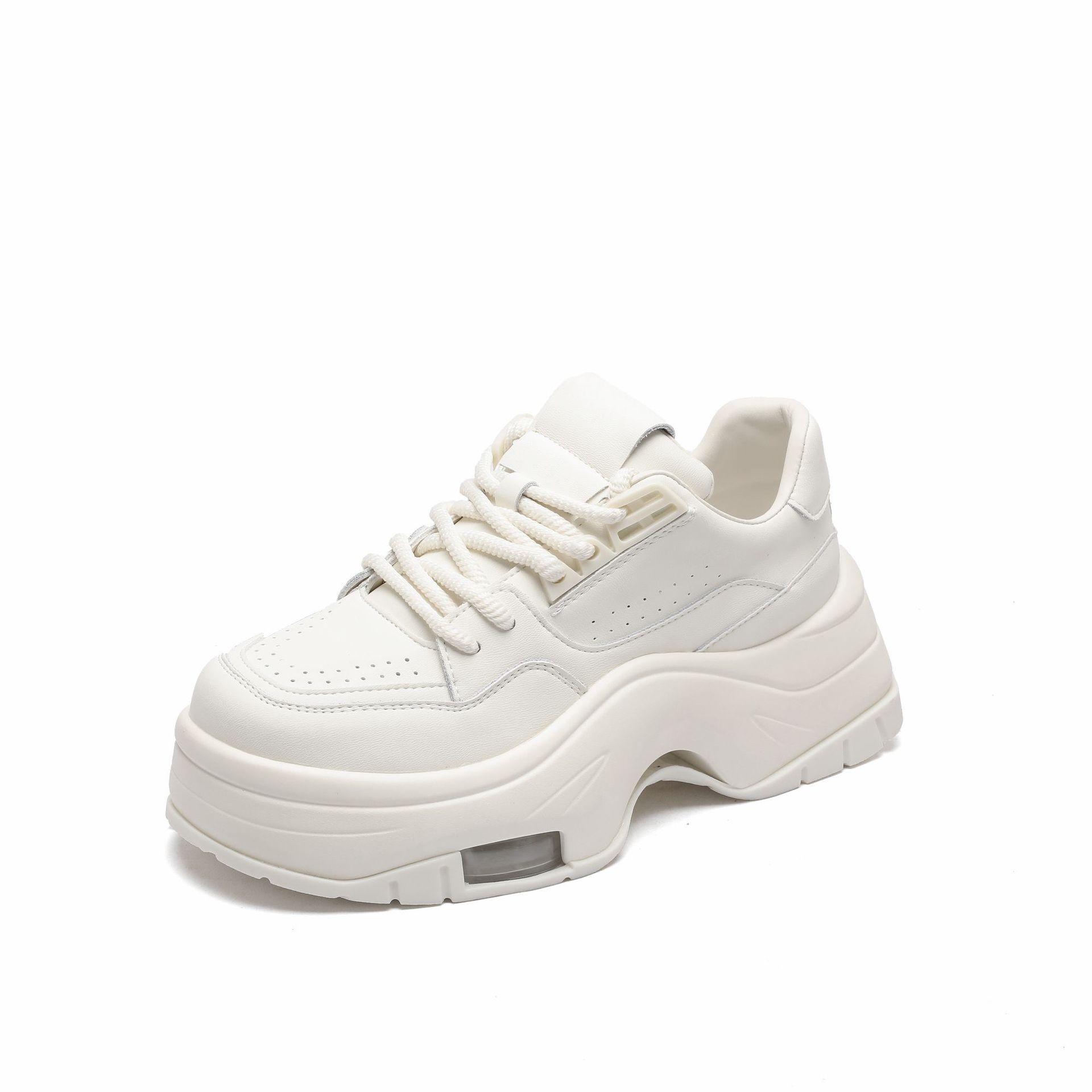 

Вэйвэй горящая кожа цветовая гамма воздушная подушка толстая подошва кубик Рубика обувь на платформе 2025 новая увеличивающая рост толстая подошва универсальная повседневная s 35