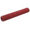 VidaXL Steel Mesh PVC Coating 25x1 M Hexagonal Red Garden Fence 143304