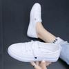 Fashion Low Platform Sneakers Women Shoes Female Pu Leather Walking Sneakers Loafers White Flat Slip On Vulcanize Casual Shoes
