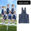Children's Denim Overalls: Graduation & Sports Meet Uniform for Kindergarten & Primary