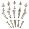 10Pcs M5/M8 Splint Nut Male-Female Snap Rivet Butt Screw Nut Furniture Cabinet Cross Lock Screw Bathroom Widgets