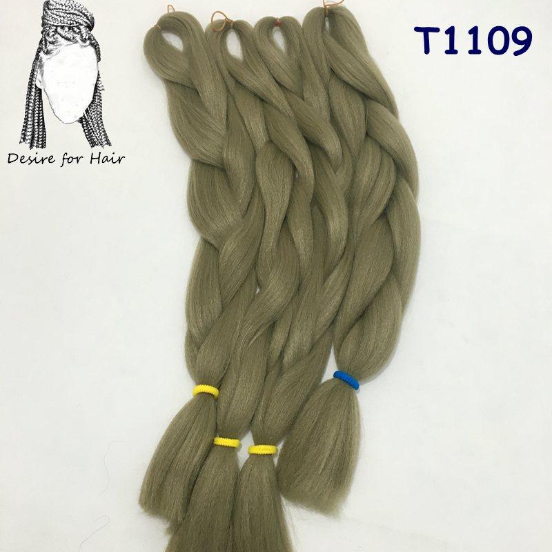 Große Menge auf Lager 24 Zoll 80g Weiche Seidige Synthetische Haarverlängerungen für Häkelzöpfe Haarherstellung Jumbo Braiding Synthetisch
