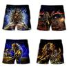 Retro Vintage Skull Skeleton Ghost Gothic Horror Boxing Muay Thai Kickboxing Shorts 3D Print Training Unisex Men Women Fitness Gym Sport Workout