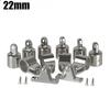 12pcs Stainless Steel 316 Universal 3-Bow Bimini Top Marine Hardware Set Deck Hinge Jaw Slide Eye End Fitting 22/25mm Boat Accessories