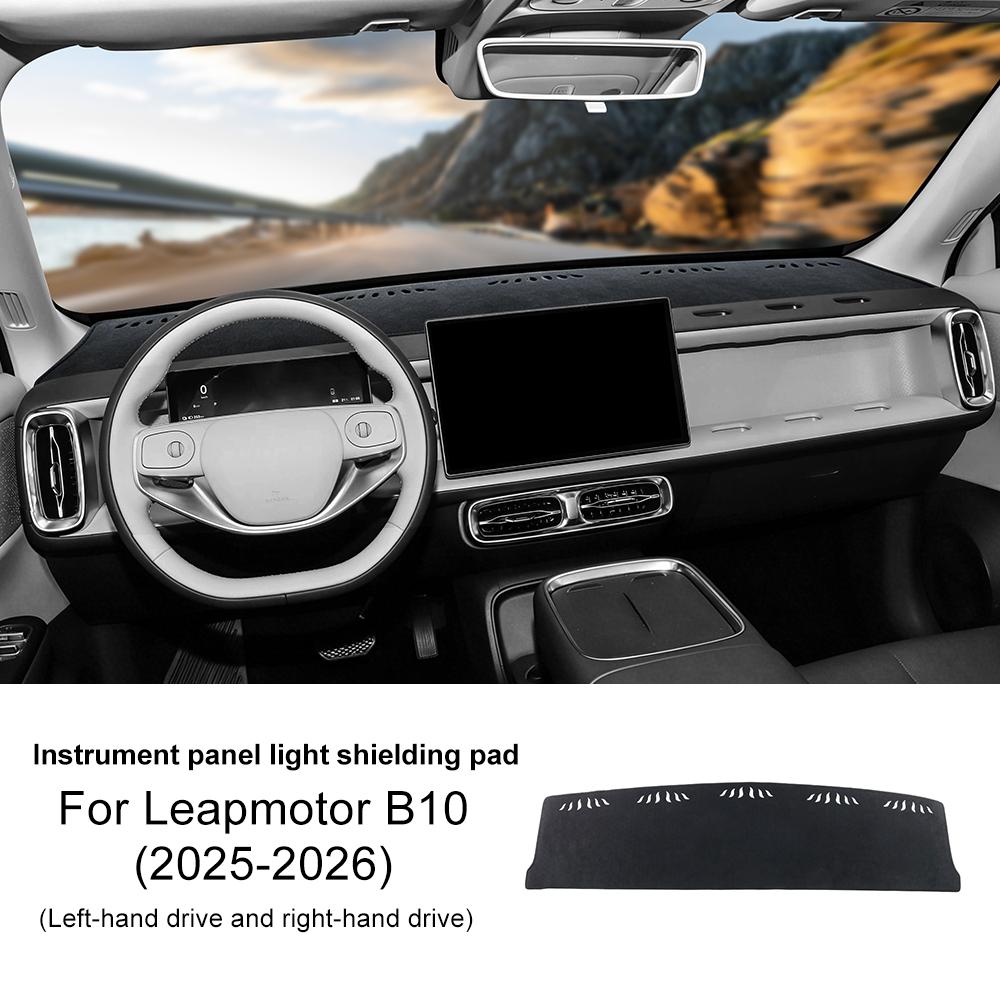 Premium Flannel For 2025 2026 Leapmotor B10 Car Dashboard Cover Mat Avoid Light Pad Anti-UV Case Carpet