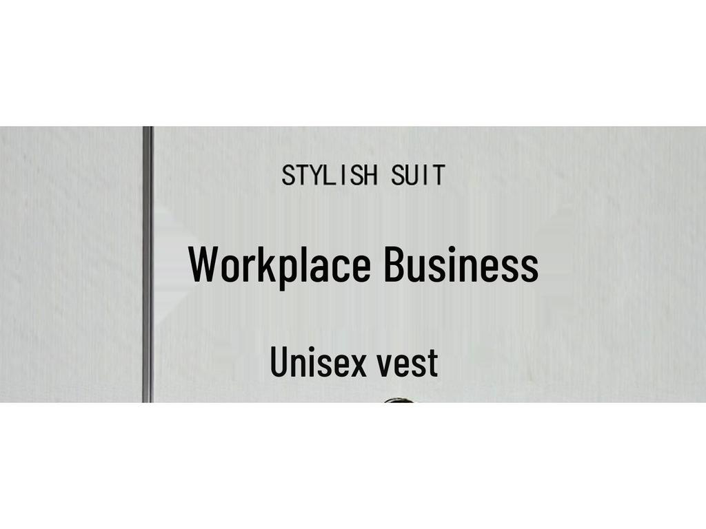 Women's Formal Vest Set 2024: Two-Piece Professional Workwear Suit for Spring and Autumn