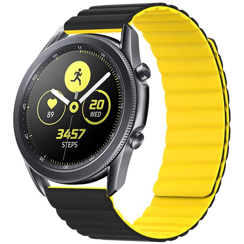 Akim Galaxy Watch Neo Magnetic Silicone Strap Galaxy Watch 7/Fe/6/6 Classic/5/5 Pro/4/3/Active 2/Classic/Gear/S3/S2/Frontier/Sports