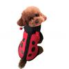 Pet Clothing, Halloween 3D Ladybug Dog Cotton-padded Jacket, Funny Puppy Coat