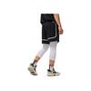 Li Ning Basketball Series Printed Loose Fit Comfortable Breathable Basketball Shorts Men Shorts Black AAPU103-3