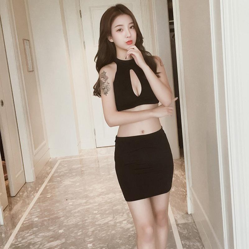 Sexy Lingerie Small Breasts Big Flirting Sexy Secretary Seduction Cosplay Bar Nightclub Suit
