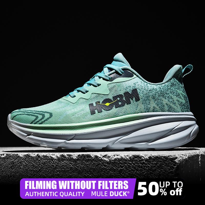 2024 Marathon Air Cushion Spring Men Sports Running Shoes Breathable Lightweight Women's Comfortable Athletic Nonskid Sneakers