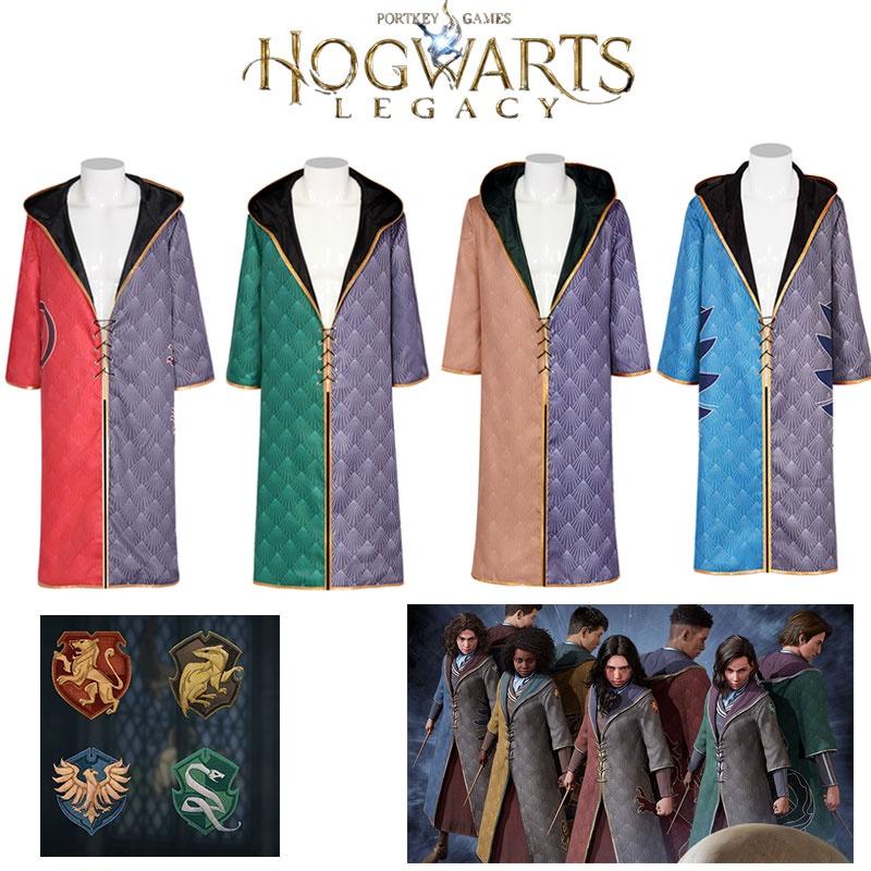 Hogwarts Legacy Cloak Cosplay Costume For Gryffindor Hufflepuff Slytherin And Ravenclaw Fans